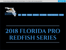 Tablet Screenshot of floridaproredfishseries.com